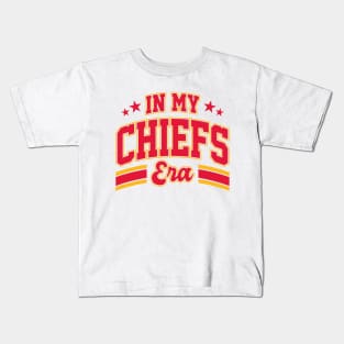 In My Chiefs Era Kansas City Football Kids T-Shirt